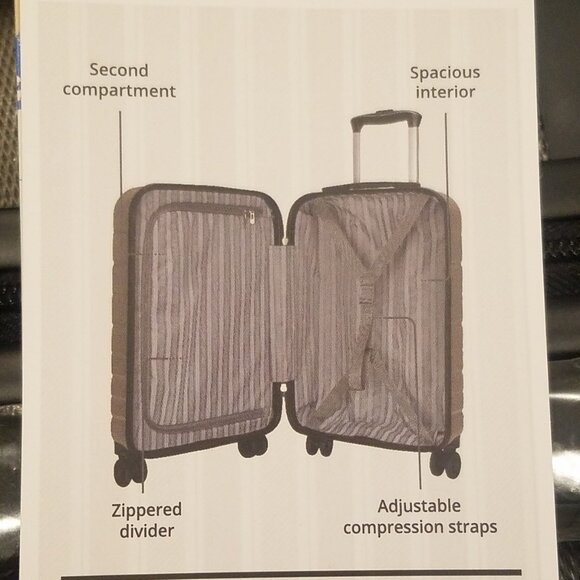 New Skyway Luggage Vo. Epic 2.0 Collection Carry-On Never used - Picture 5 of 5